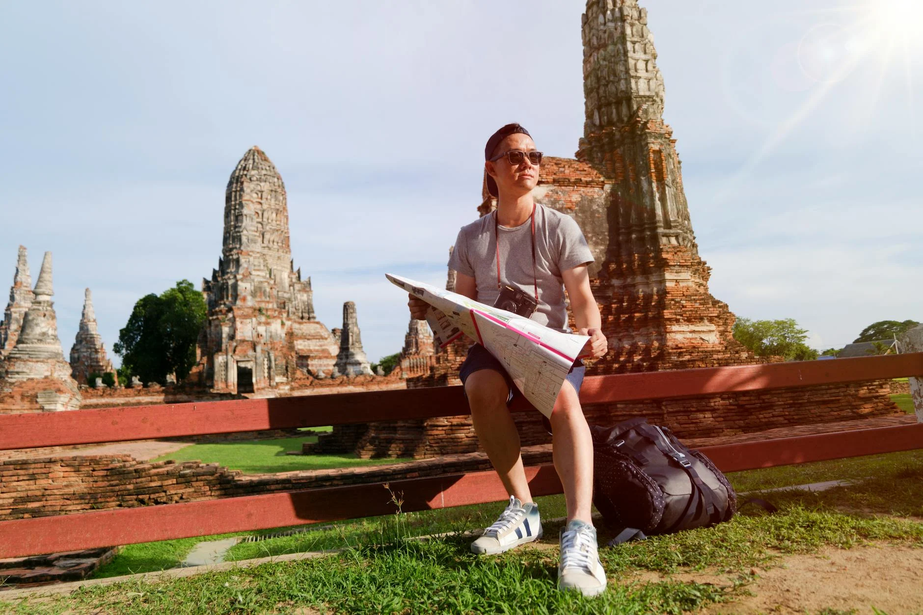 Thailand travel planning map