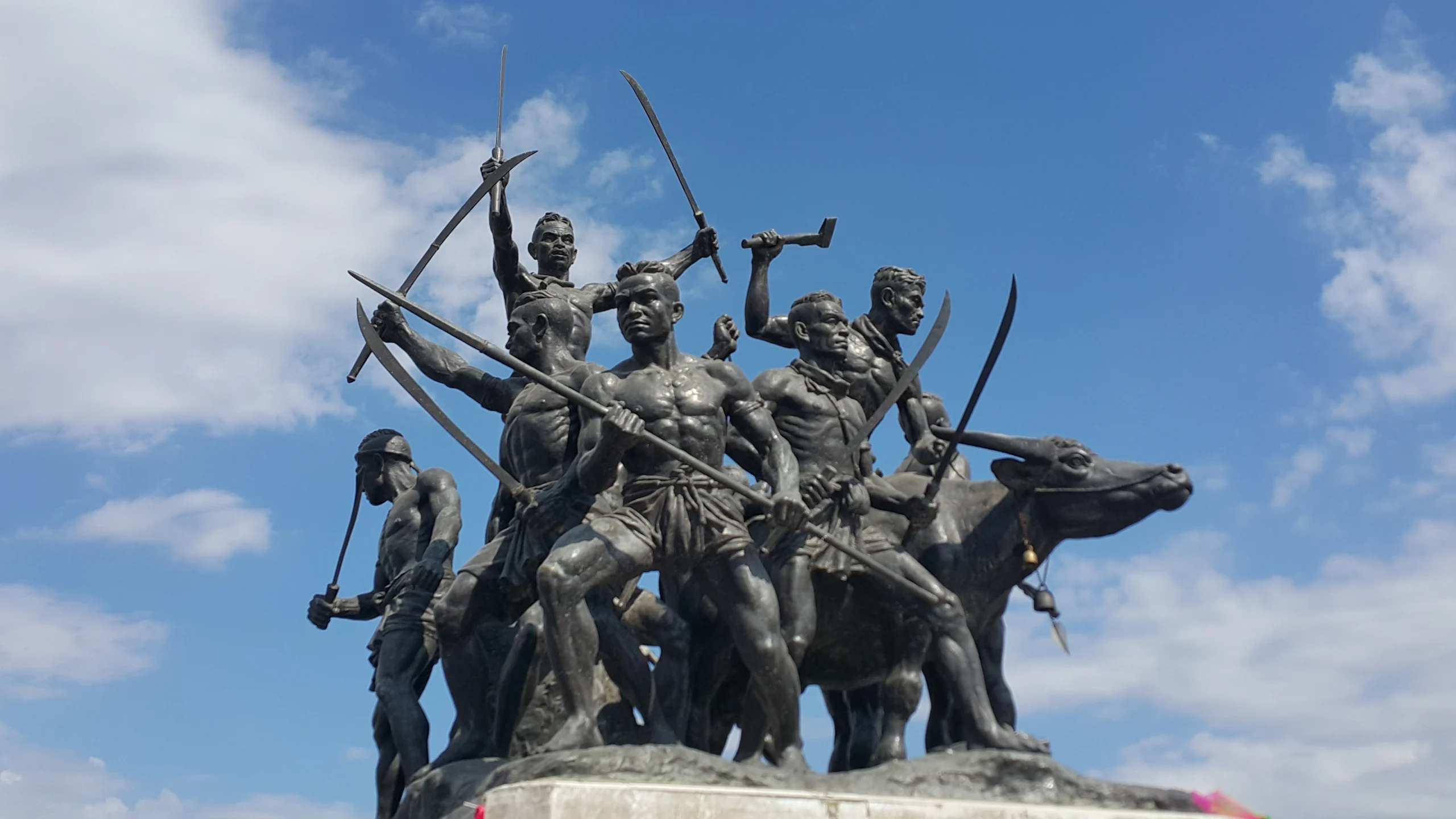 The Bang Rachan heroes monument at the memorial park, Sing Buri