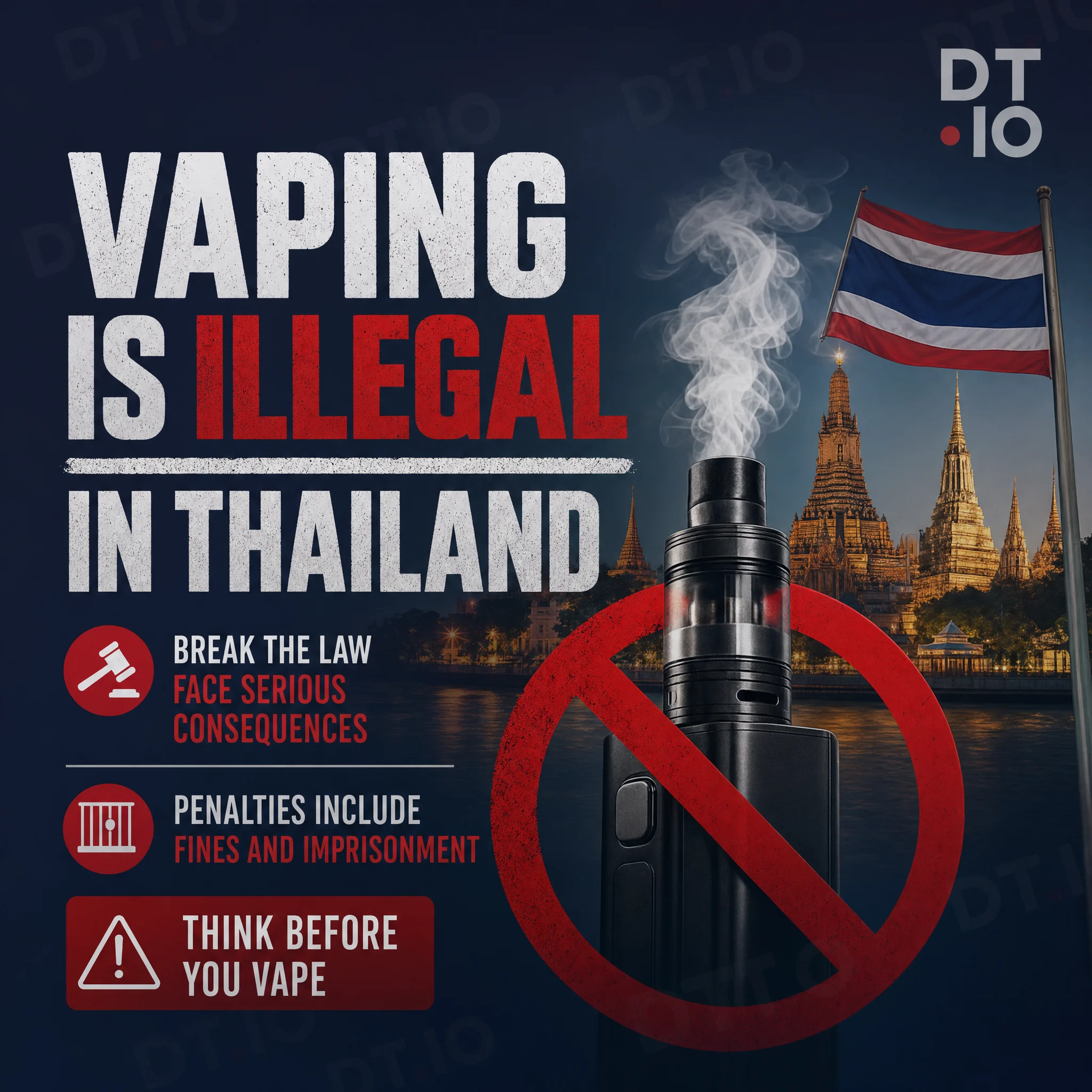 Vaping in Thailand 2026: Can I Take My Vape?