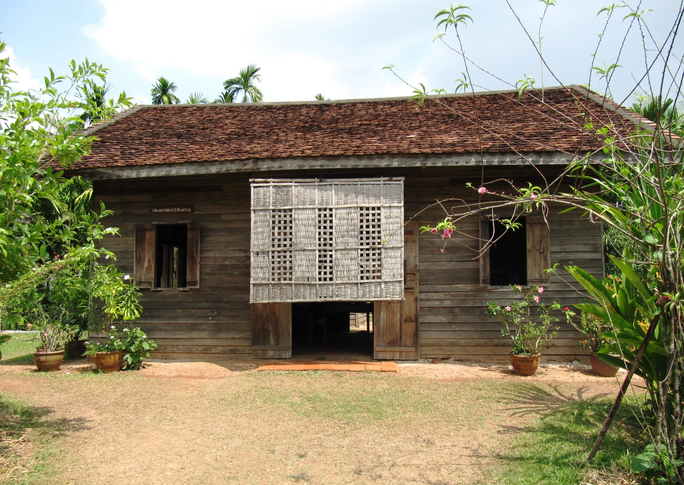 The wooden house where Ho Chi Minh stayed at Ban Na Chok, Nakhon Phanom