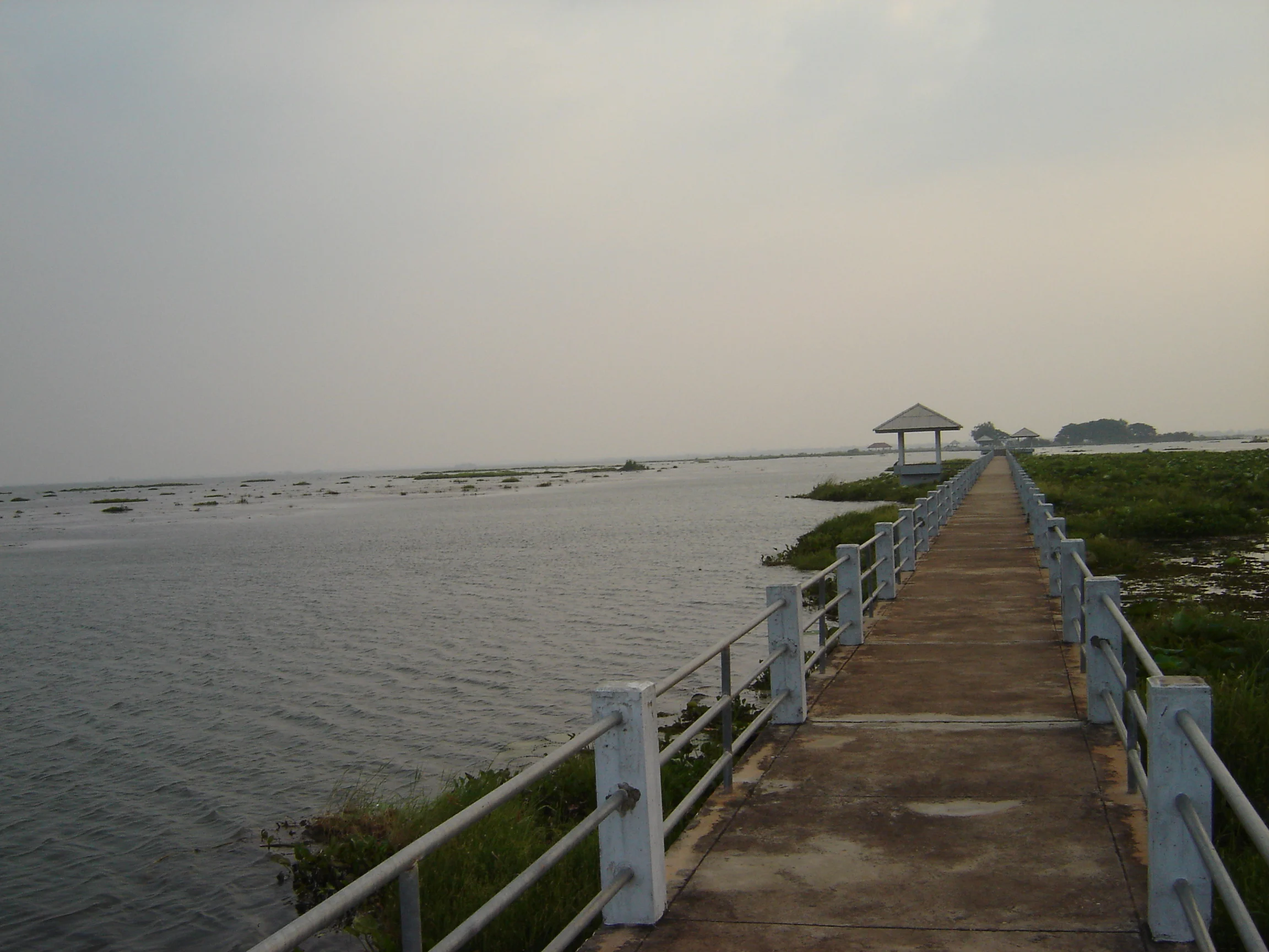 Walkway over Nong Han lake, Sakon Nakhon