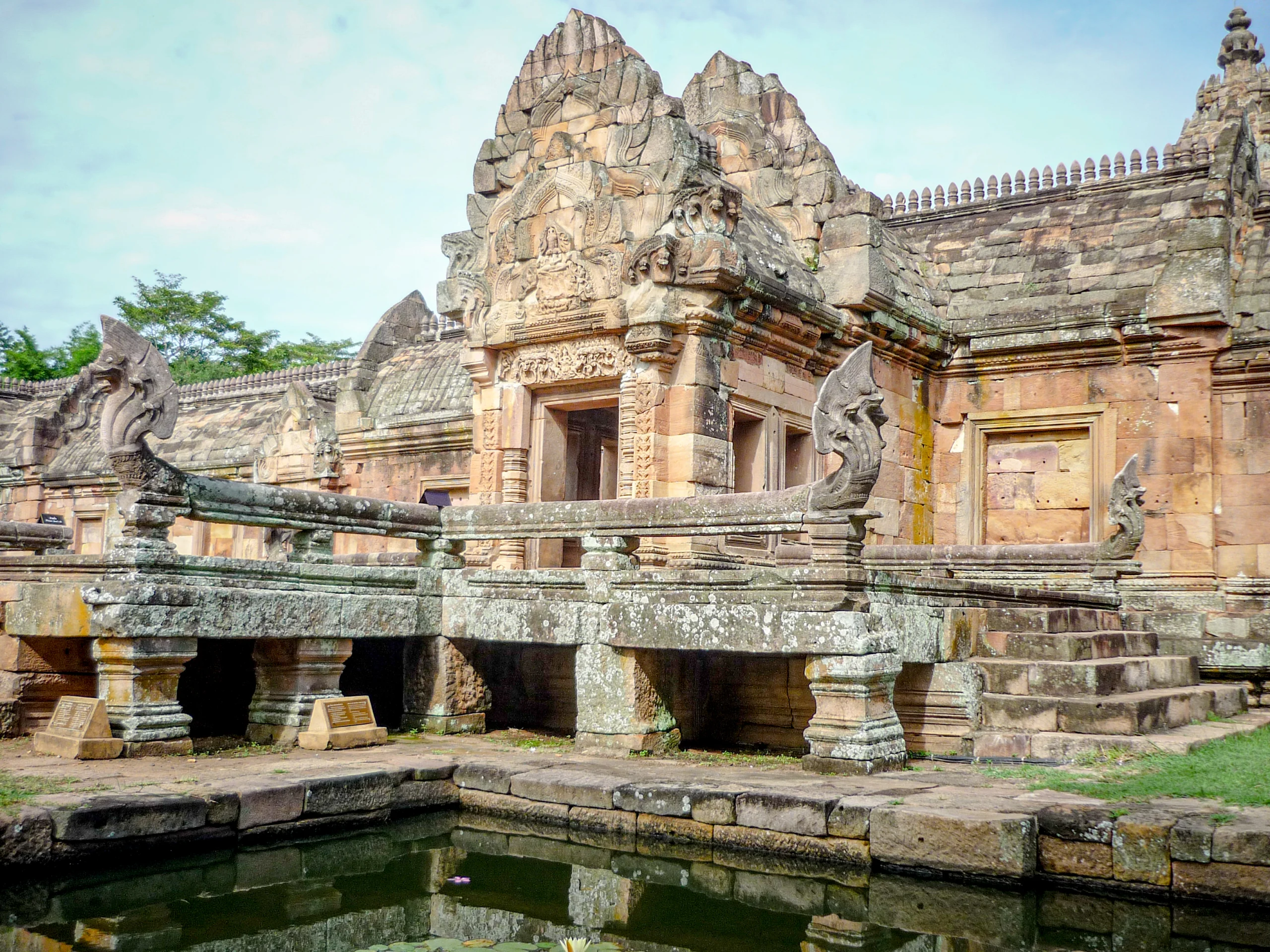 Phanom Rung Khmer temple sanctuary on its extinct volcano in Buriram