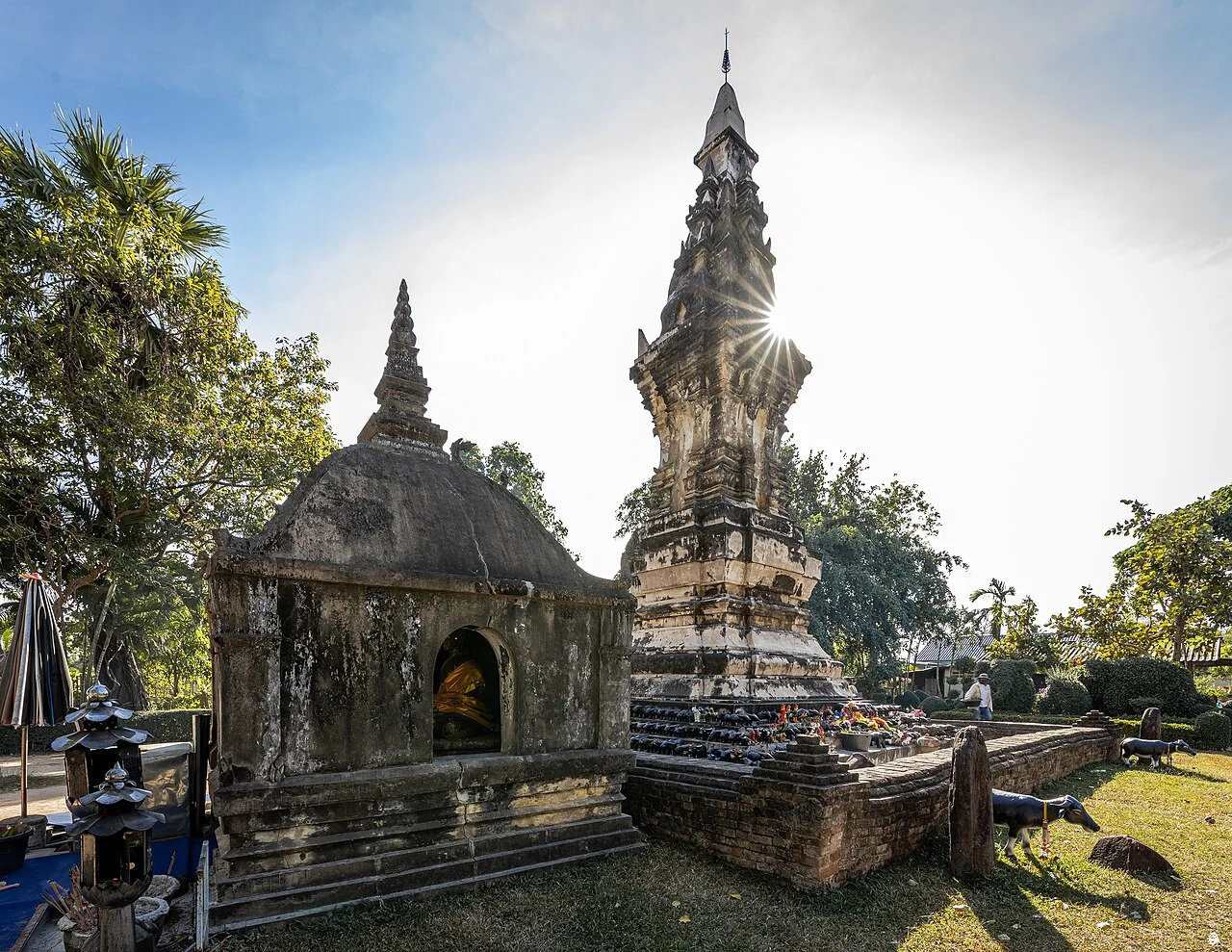 Phra That Kong Khao Noi, the ancient brick stupa near Yasothon linked to Isaan's matricide legend