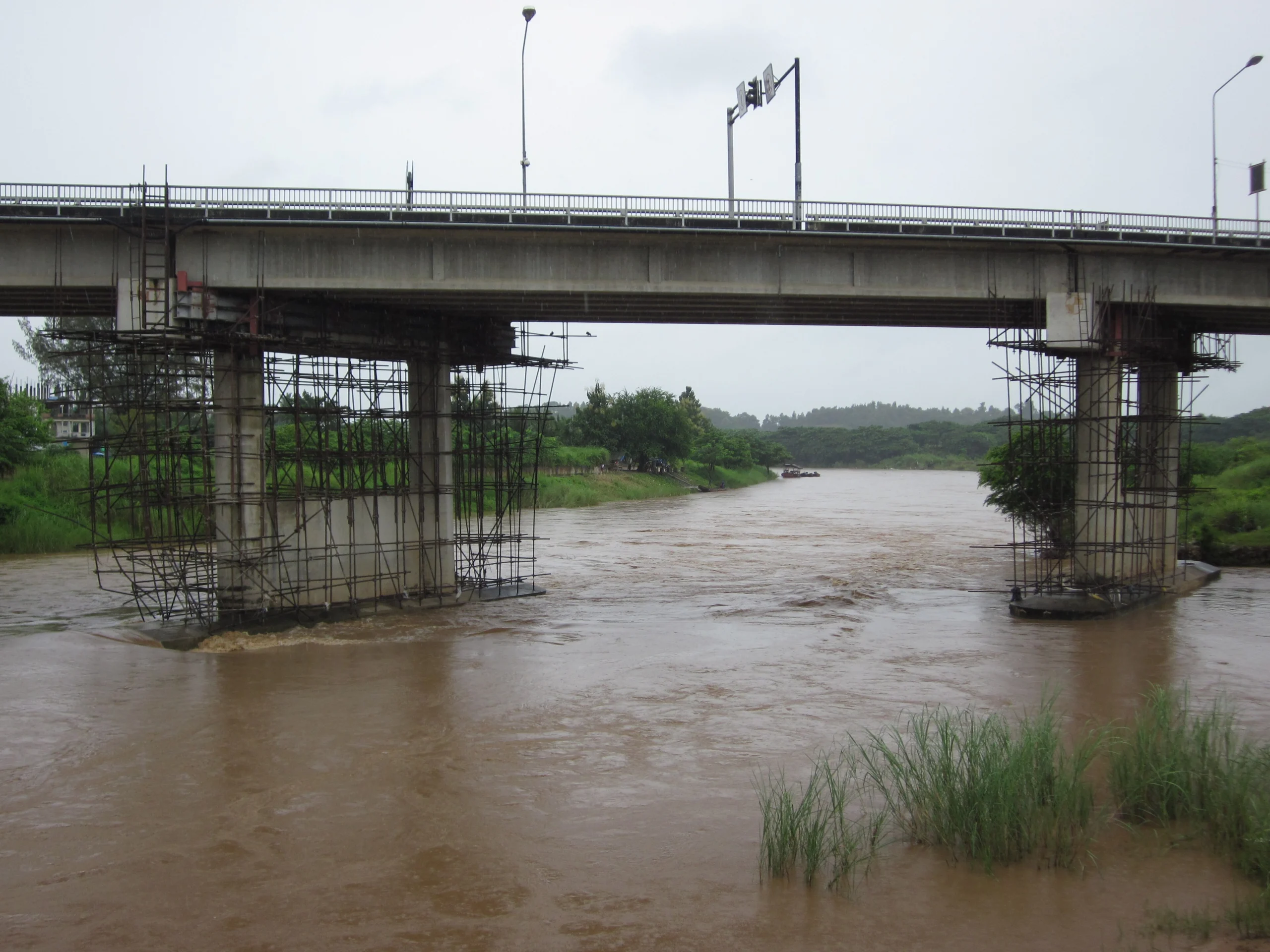 Thai-Myanmar Friendship Bridge over the Moei river at Mae Sot