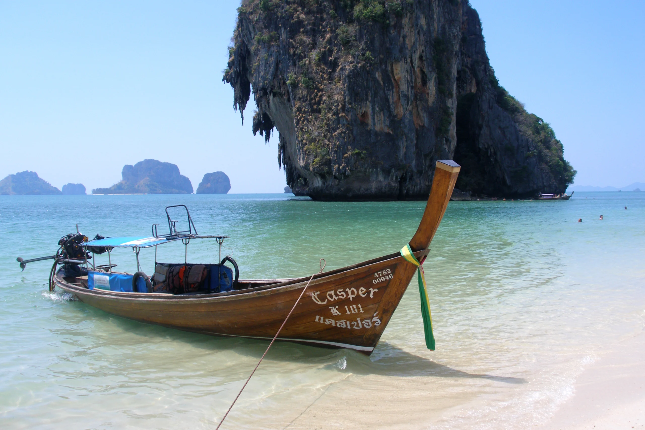 Longtail at Railay — the Andaman leg of a 2-week Thailand itinerary