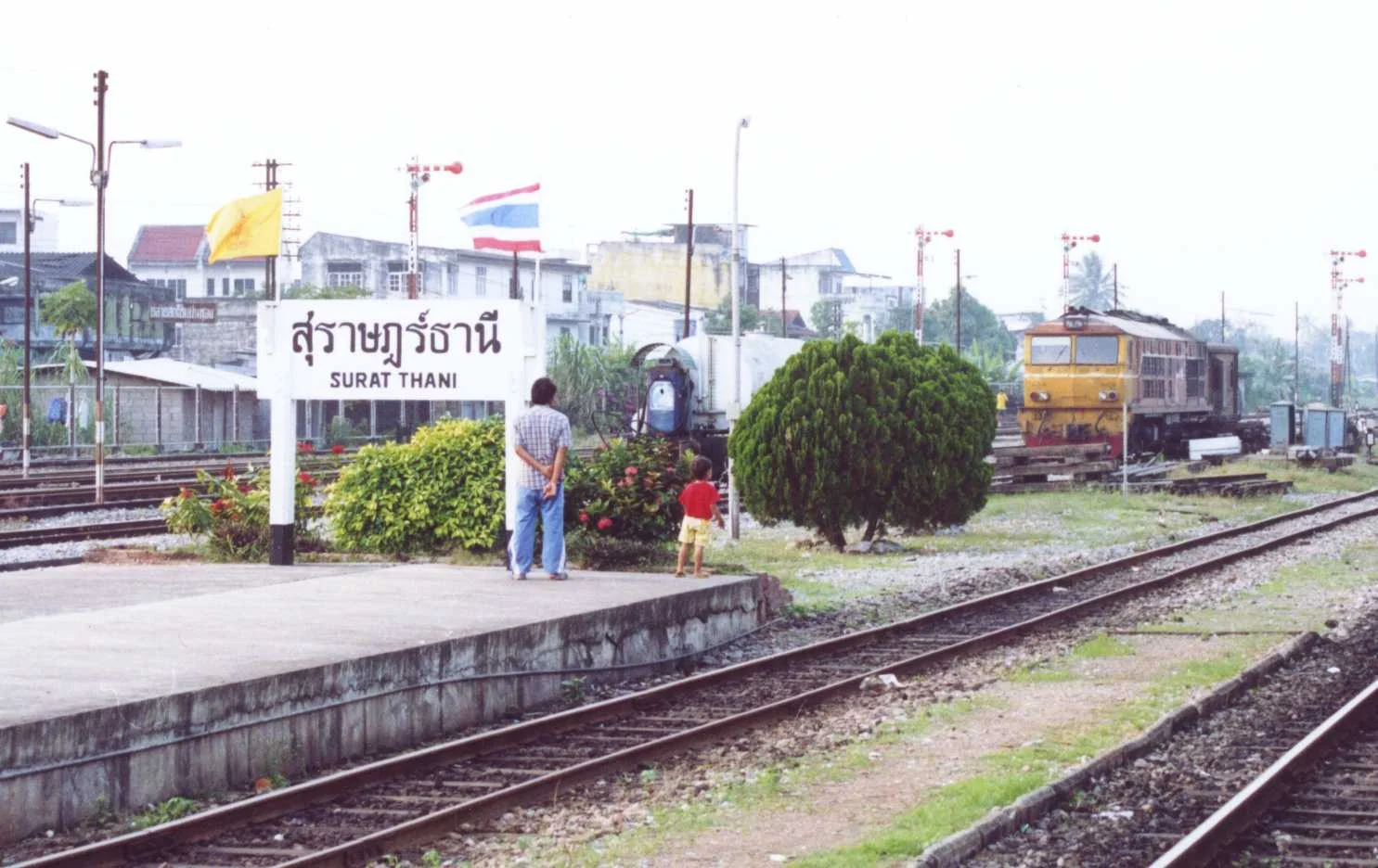 Surat Thani station — where the sleeper train meets the Phuket bus