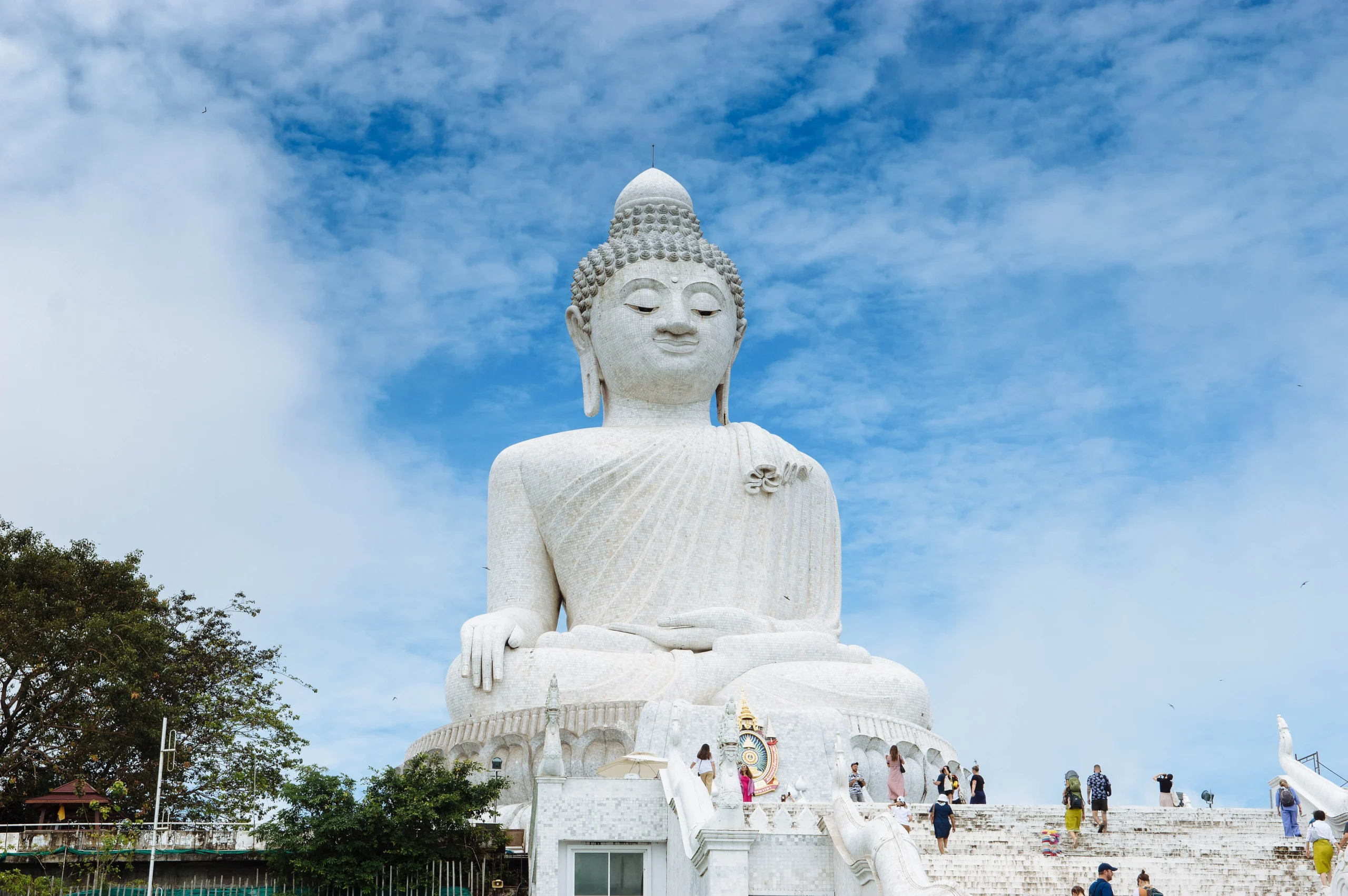 The Big Buddha of Phuket — 45 metres of white Burmese marble above Chalong