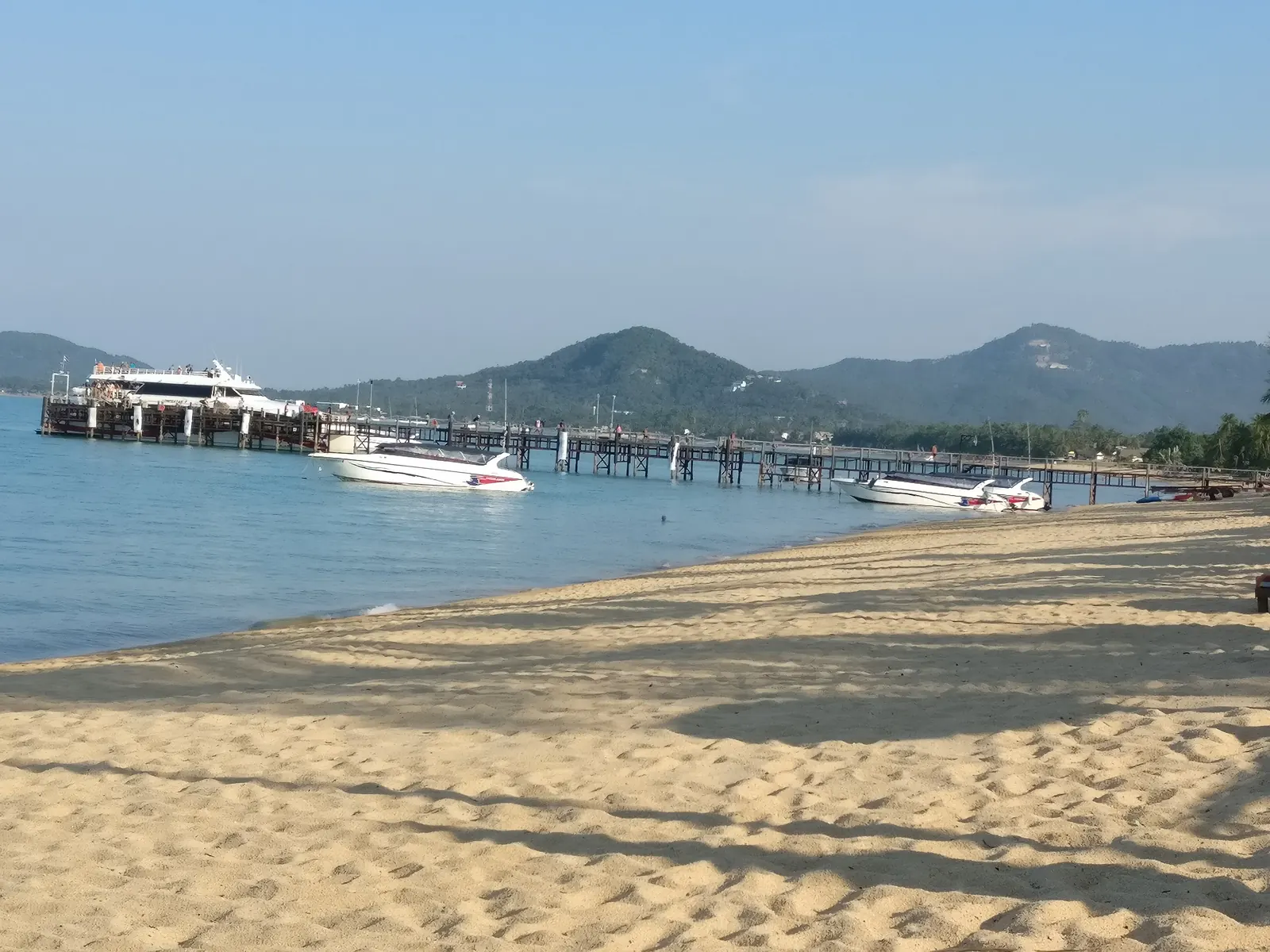 Mae Nam beach on Koh Samui's north coast, calm and uncrowded
