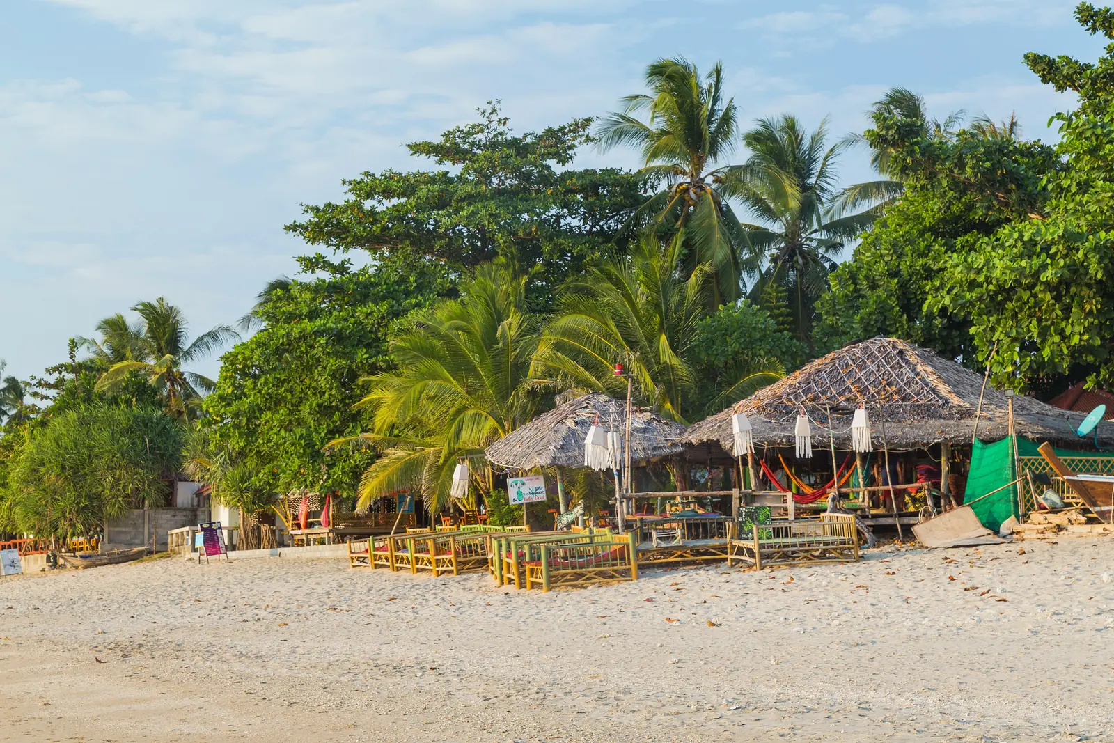Klong Khong beach on Koh Lanta, a long quiet stretch of the west coast