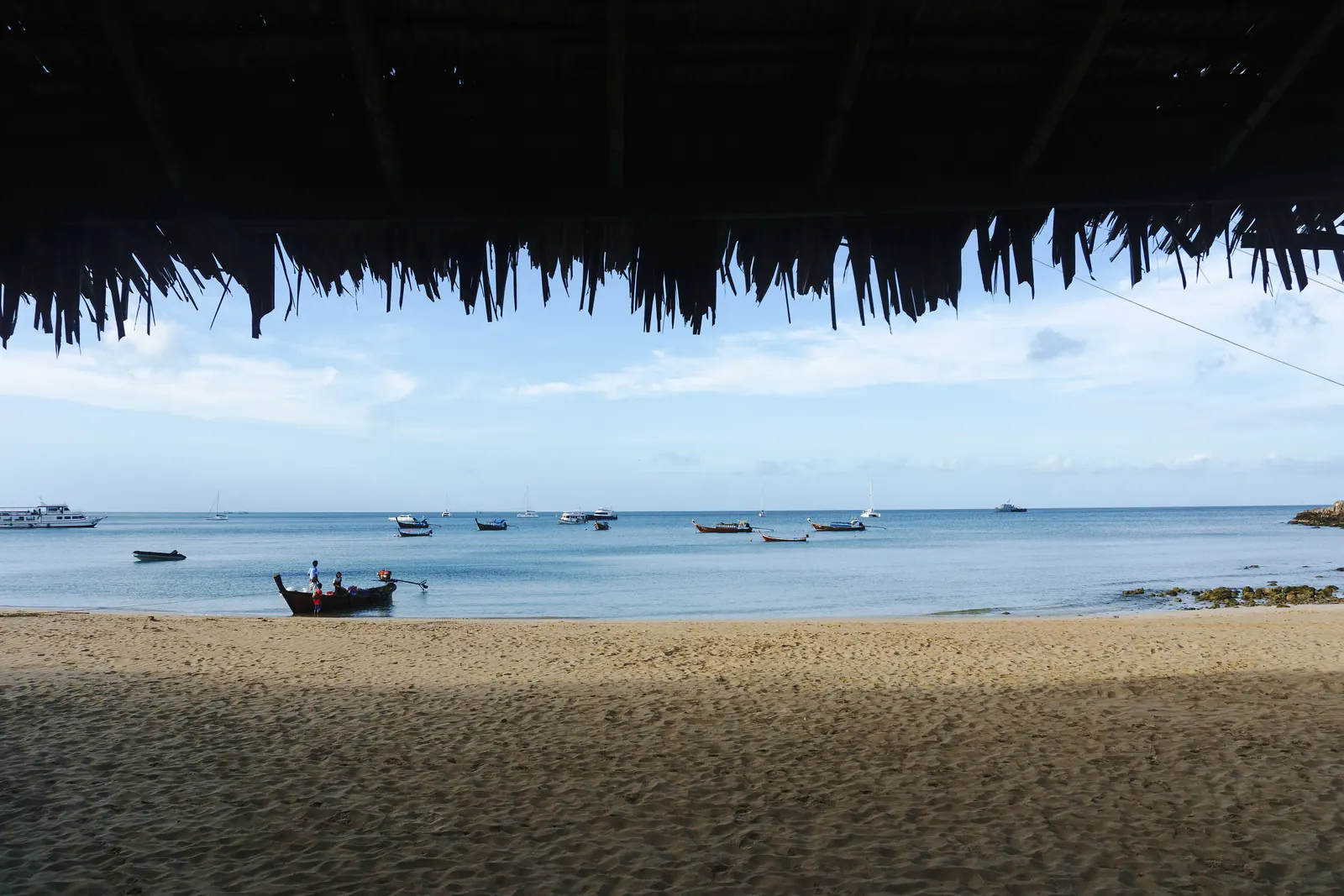Kantiang Bay, Koh Lanta, the crescent beach below Pimalai Resort at the quiet southern end of the island