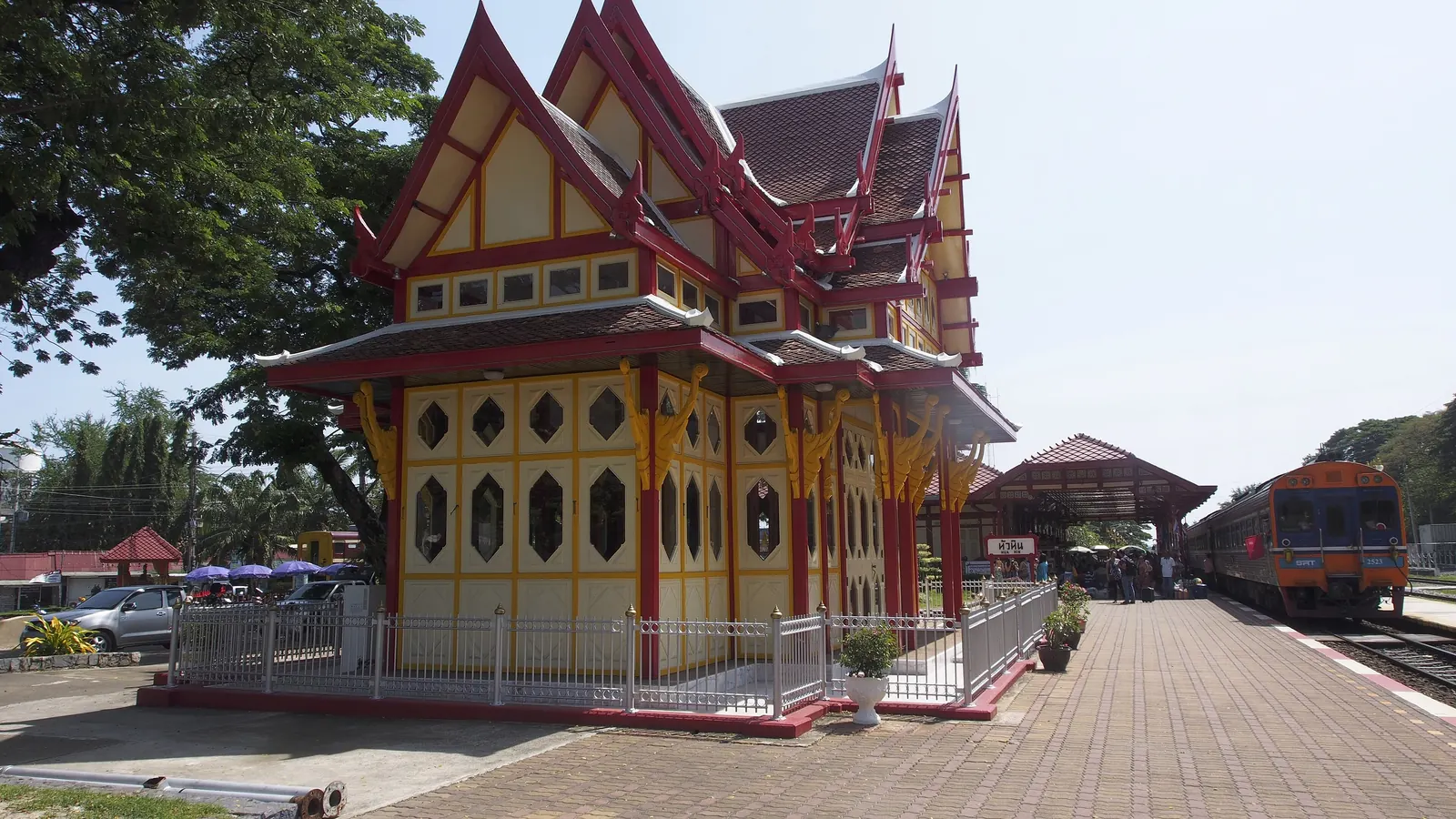 The Royal Waiting Room pavilion at Hua Hin railway station