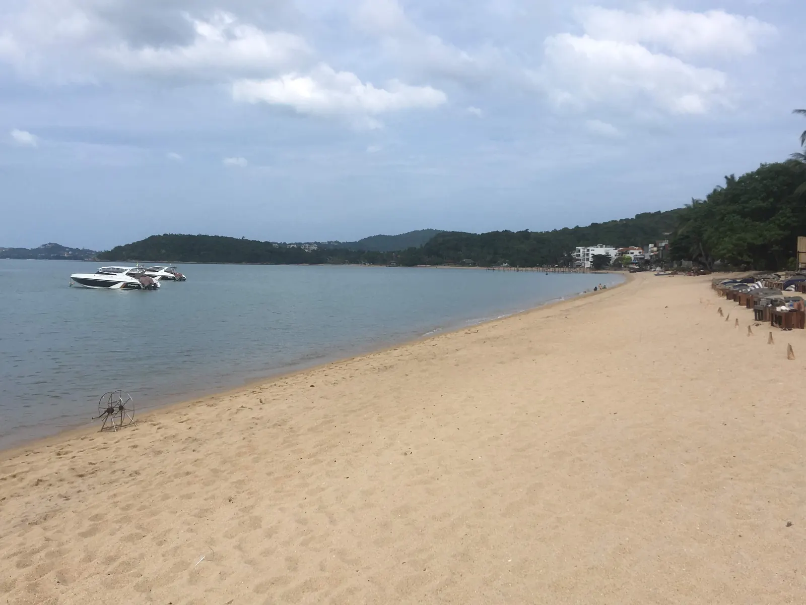 Bophut beach on Koh Samui, in front of Fisherman's Village
