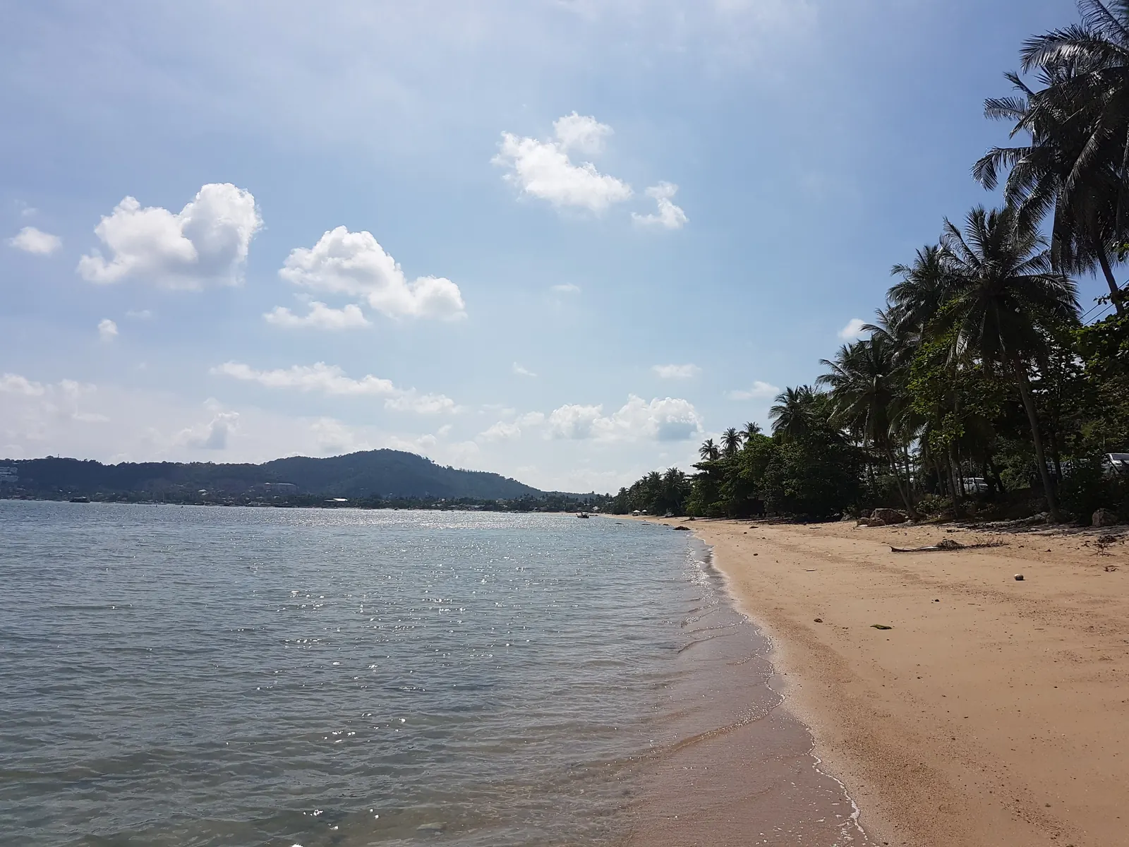 Bophut beach and bay on Koh Samui, home of the Fisherman's Village Friday walking street
