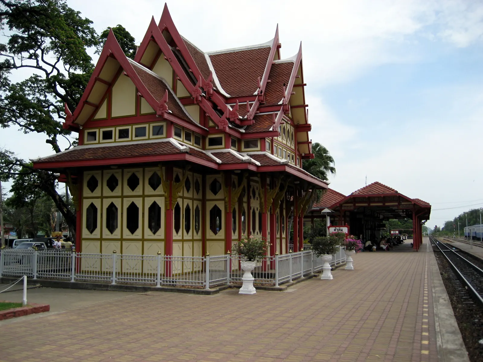The royal waiting room at Hua Hin Railway Station