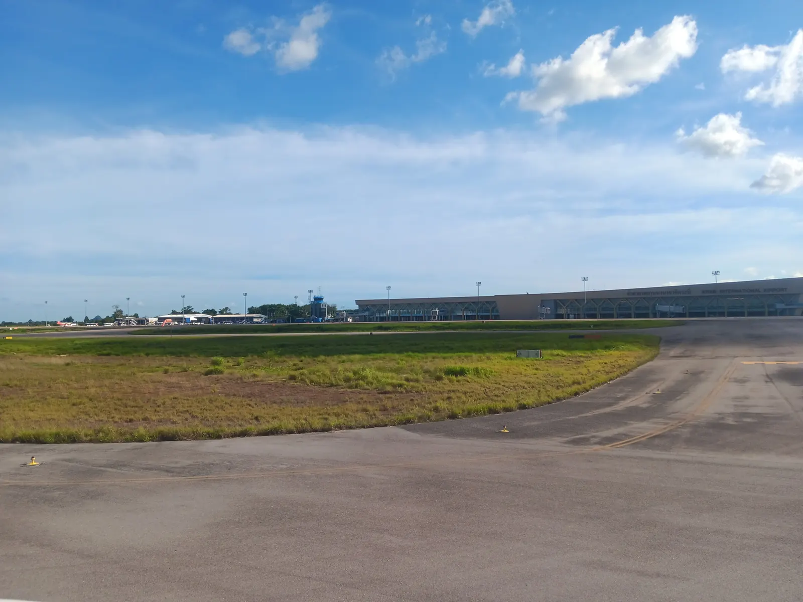 The passenger terminal buildings at Krabi International Airport (KBV) in Nuea Khlong district, Krabi province