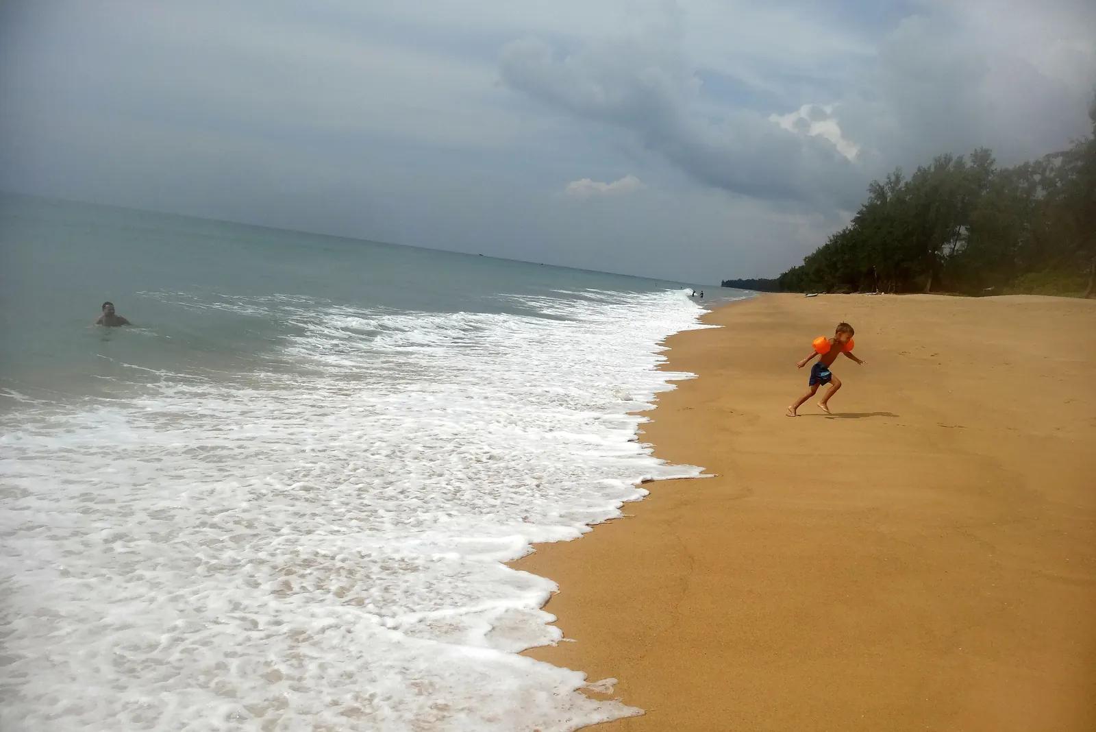 Mai Khao Beach, Phuket, ten kilometres of sand beside the airport