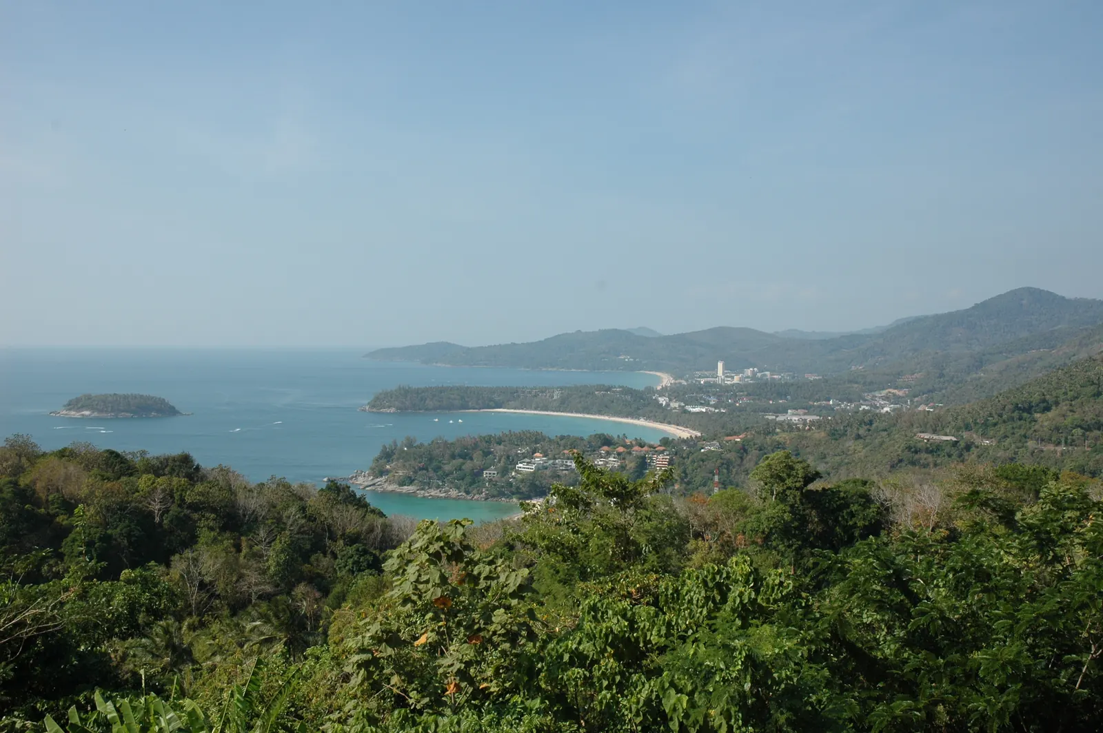 Kata Noi, Kata and Karon bays seen from the Karon Viewpoint, Phuket