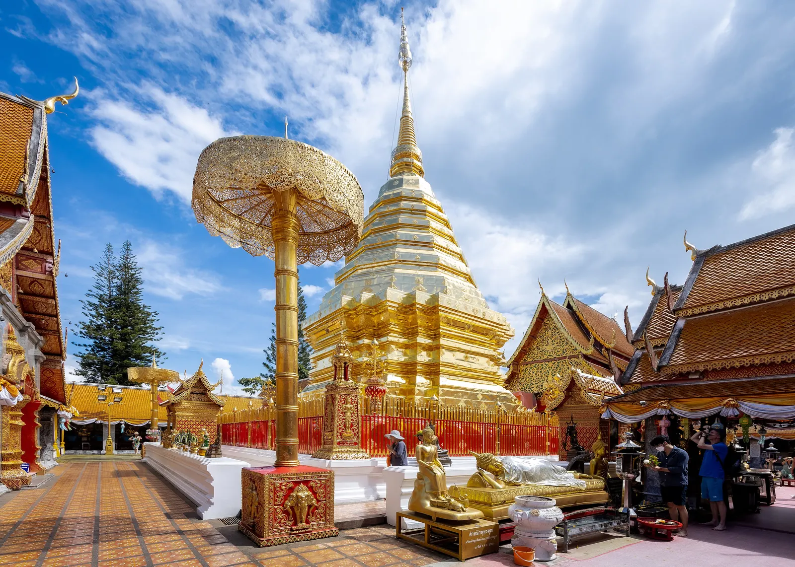 The golden chedi at Wat Phra That Doi Suthep, Chiang Mai