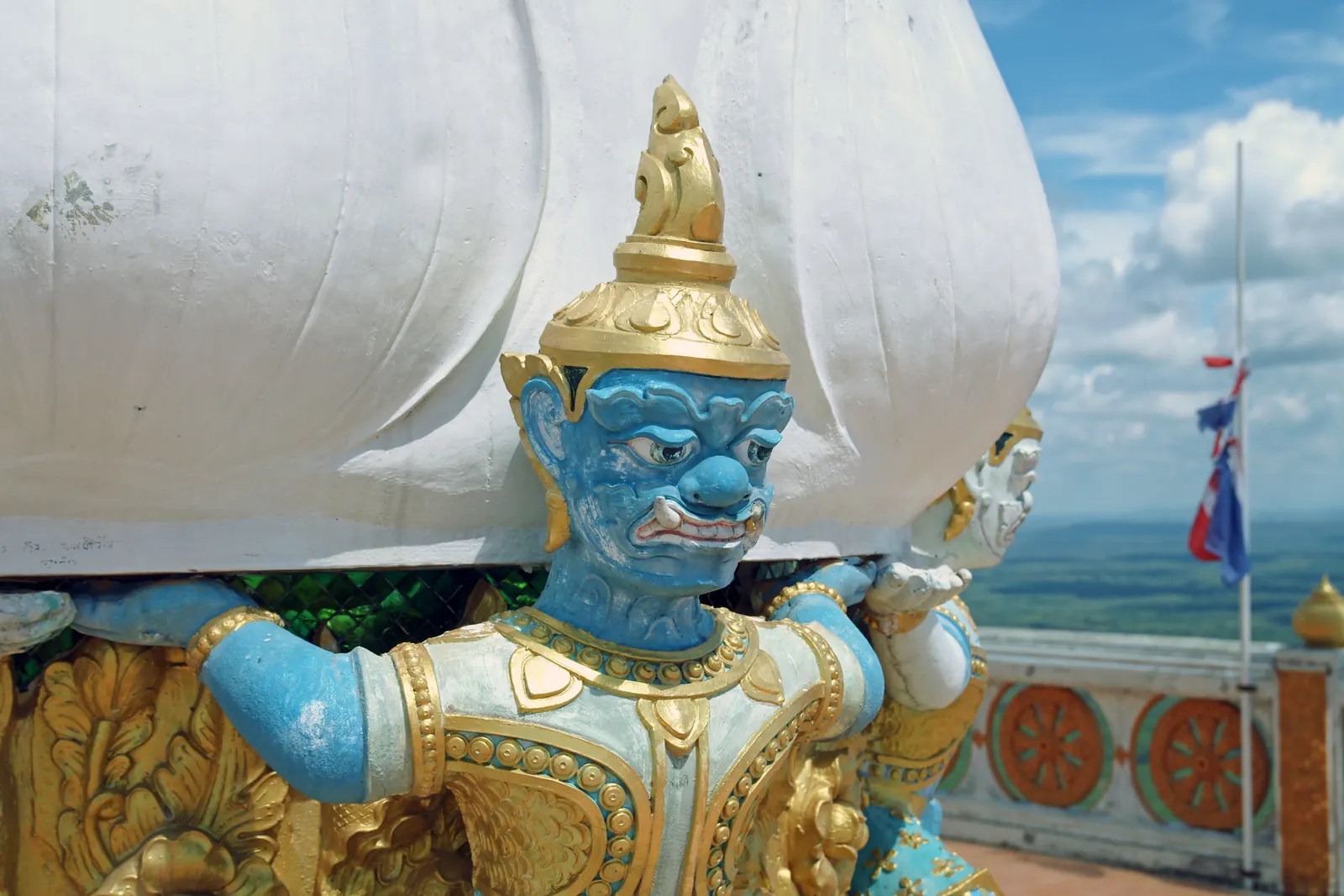 Wat Tham Sua, the Tiger Cave Temple, in Krabi